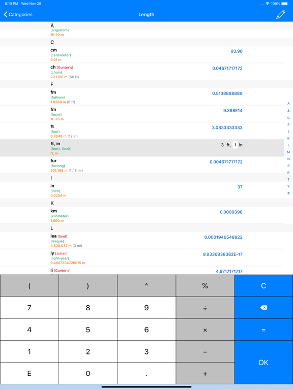 Screenshot #4 pour Converter and Calculator