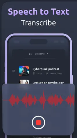 Game screenshot Transcribe. Voice to text AI. mod apk