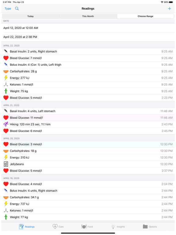Screenshot #4 pour HealthGear - Diabetes
