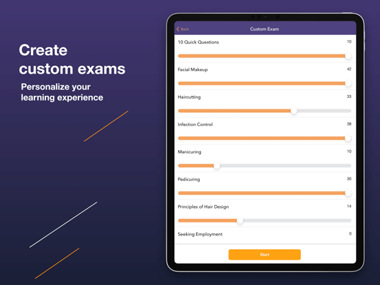 Cosmetology Test Prep 2026 iPad screenshot 5 - Education app