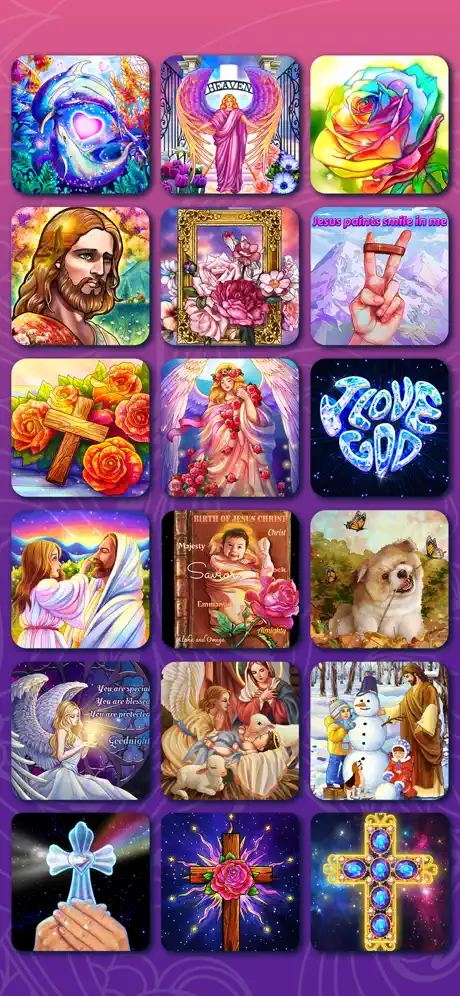 Bible Coloring Paint by Number