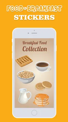 Game screenshot Food and Breakfast Stickers apk