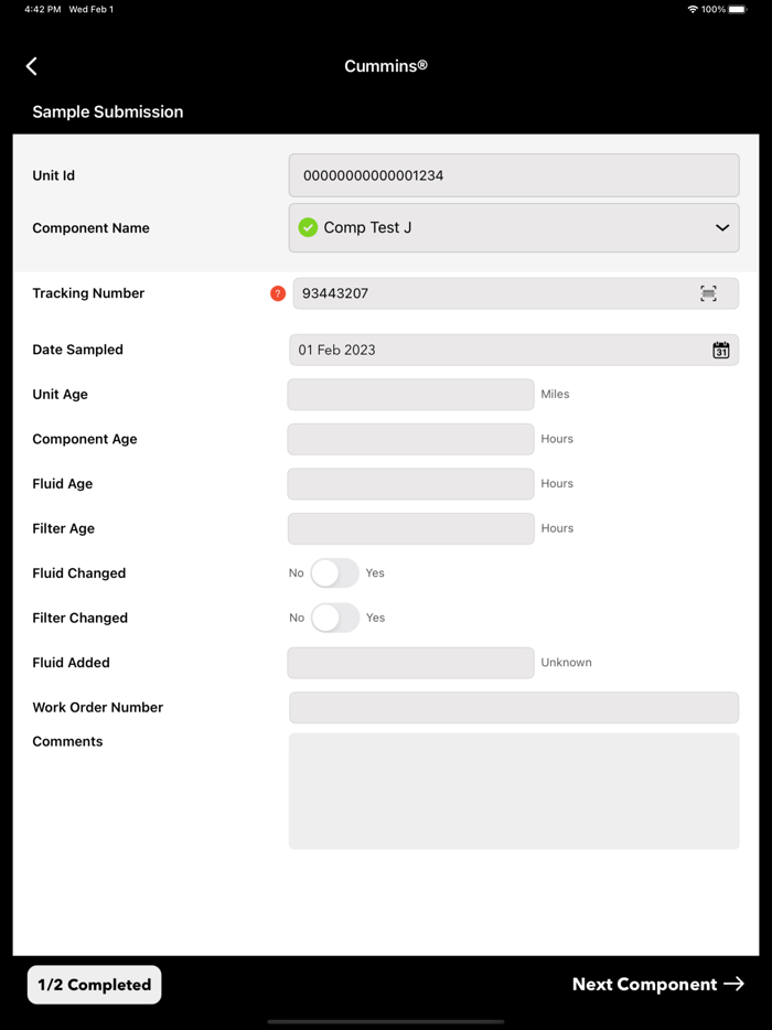 Cummins Active Care Testing