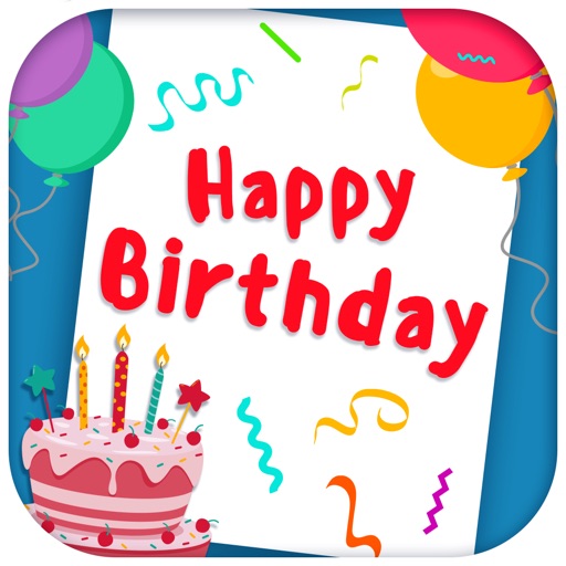 Create birthday greeting cards icon