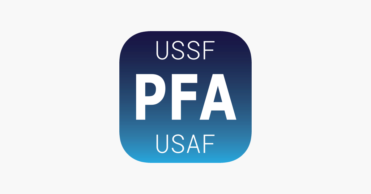 USSF/USAF PFA Calculator on the App Store