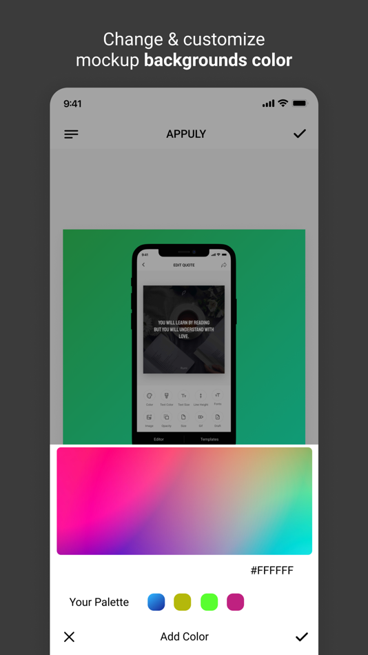 #4. Screenshot Mockup - Appuly (iOS) 由: Md Al Walid Ashik