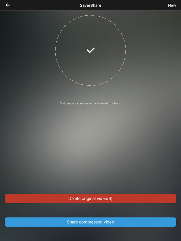 Video Compressor-Shrink videos iPad screenshot 4 - Photo & Video app