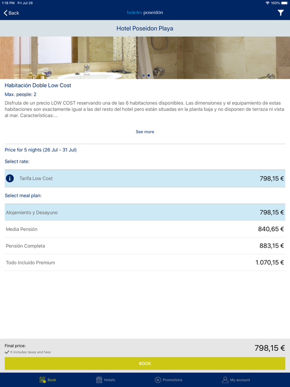 Screenshot #5 pour Hoteles Poseidón