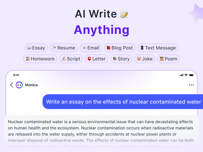 Monica AI - Make It More Fun