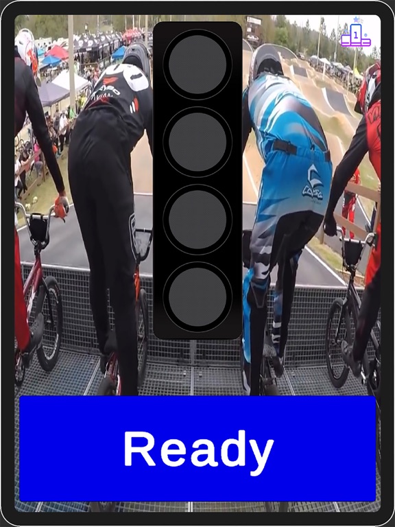 BMX Gate Reaction Time iPad screenshot 1 - Sports app