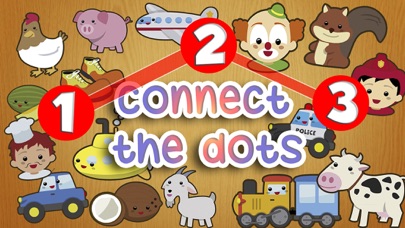 Dots game - connect numbers Screenshot