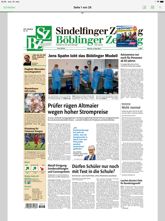 SZBZ Digital (E-Paper) iPad screenshot 4 - News app