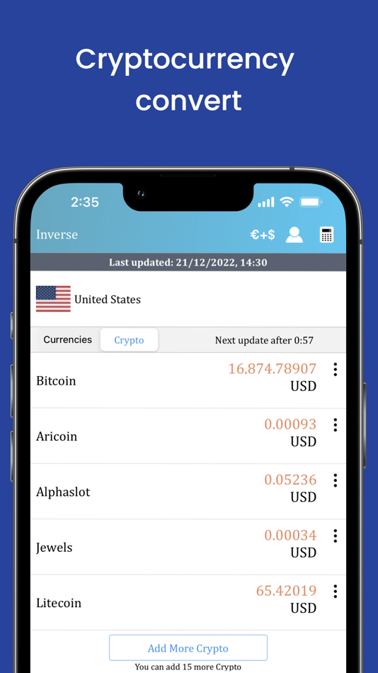 #1. iExchange: Crypto Calculator (iOS) بواسطة: Abdulwahab AlEssa (KU)