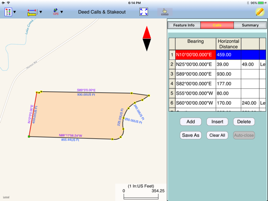 Screenshot #6 pour Deed Calls & Stakeout