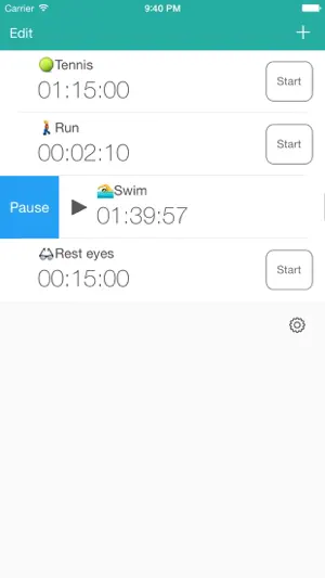 sTimers screenshot 2