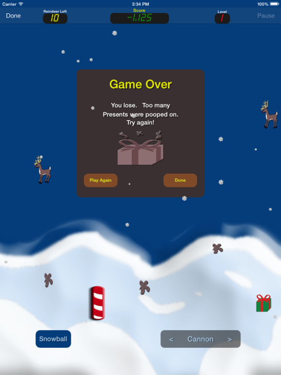 Screenshot #4 for Poopin Reindeer