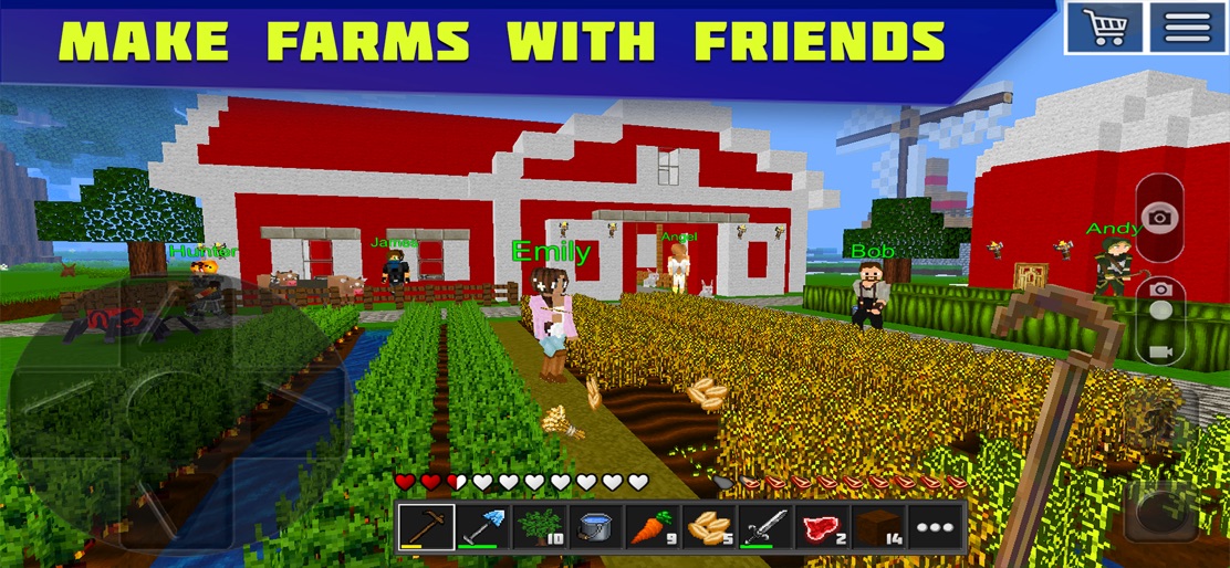 Planet of Cubes Craft and Mine screenshot 4