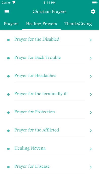 Christian Prayers Screenshot