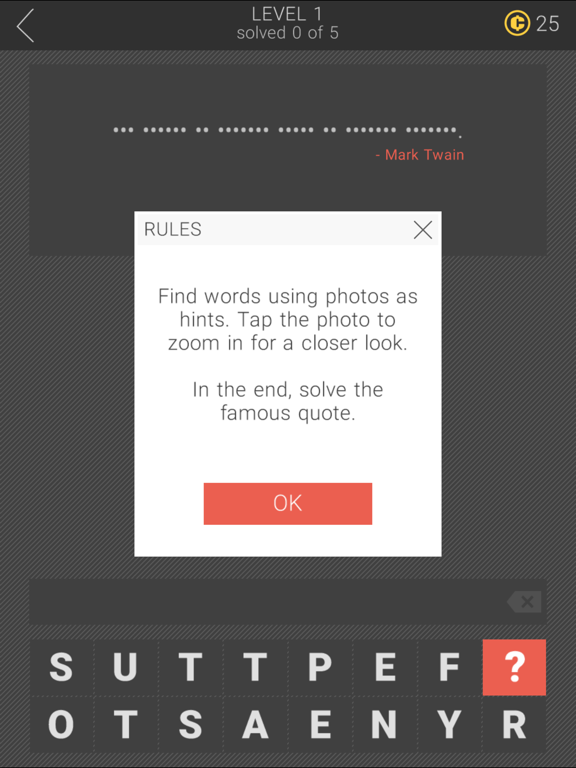 Hidden Letters iPad screenshot 3 - Games app