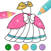Dress up Coloring Book 2+
