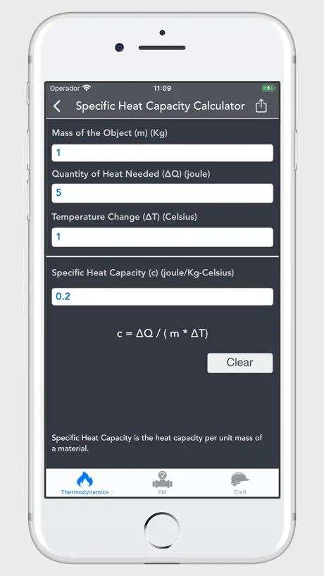 Thermodynamics Calculator lite