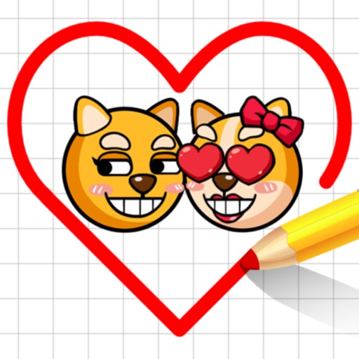 Doge Puzzle: Draw Love Lines Icon