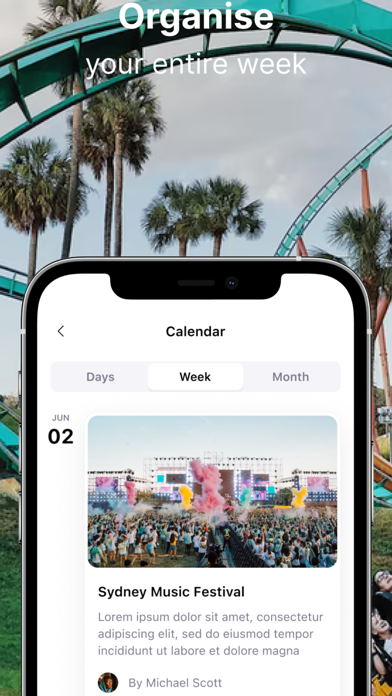 Mutual Events Screenshot