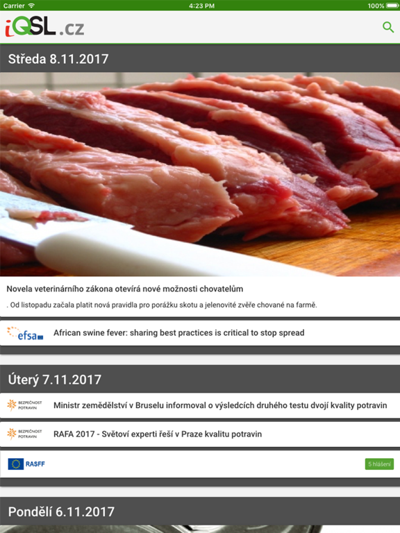 App screenshot