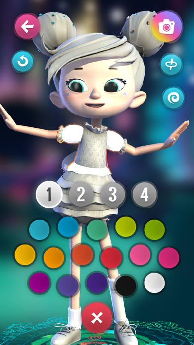 FairyTeens. Magic 3D Coloring Screenshot