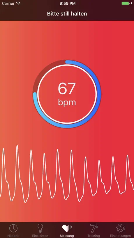 Cardiio: Pulsmesser