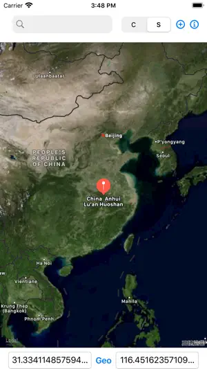 Geo converter screenshot 2