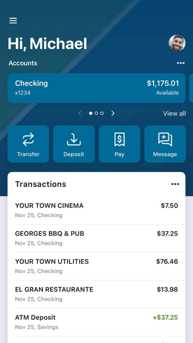 Mabrey Bank Screenshot