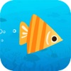 Fish swimming:game icon