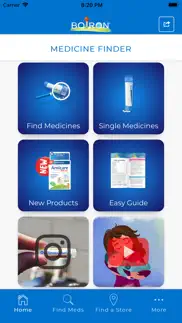 boiron medicine finder iphone screenshot 1
