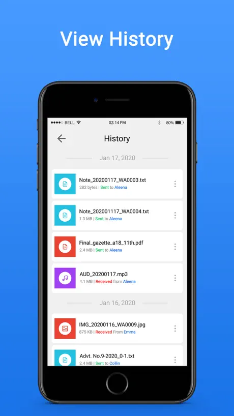 Share Files - File Transfer