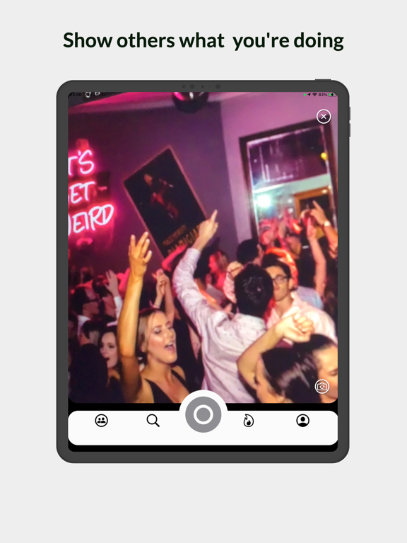 Jellyfish. iPad screenshot 1 - Social Networking app