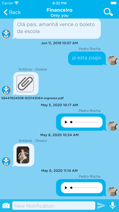 Screenshot #1 pour Diário Escola Pais EI