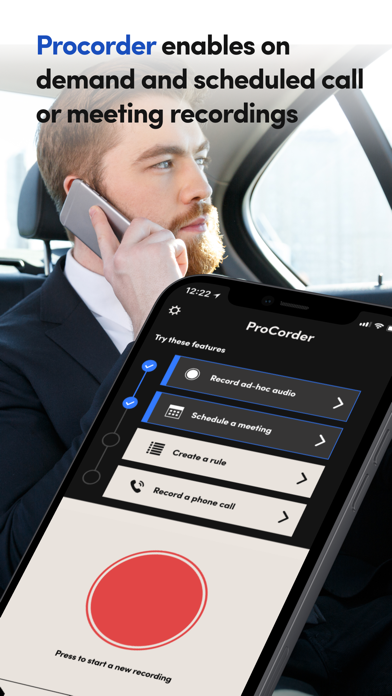 ProCorder – automatic recorder Screenshot