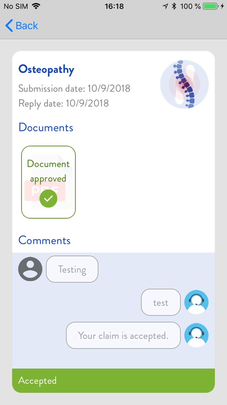 iPhone screenshot