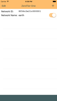 ZeroTier One screenshot 1
