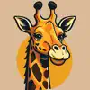 Cute Giraffe Animal Stickers! delete, cancel