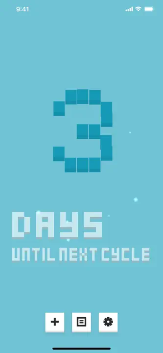Cube Period Tracker : capture d’écran 1 sur 10