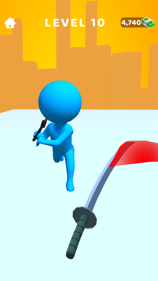 #6. Sword Play! Ninja Slice Runner (iOS) 来自: AI Games FZ
