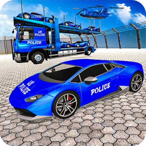US Police Car Transporter icon