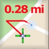 Measure Distance On Map icon