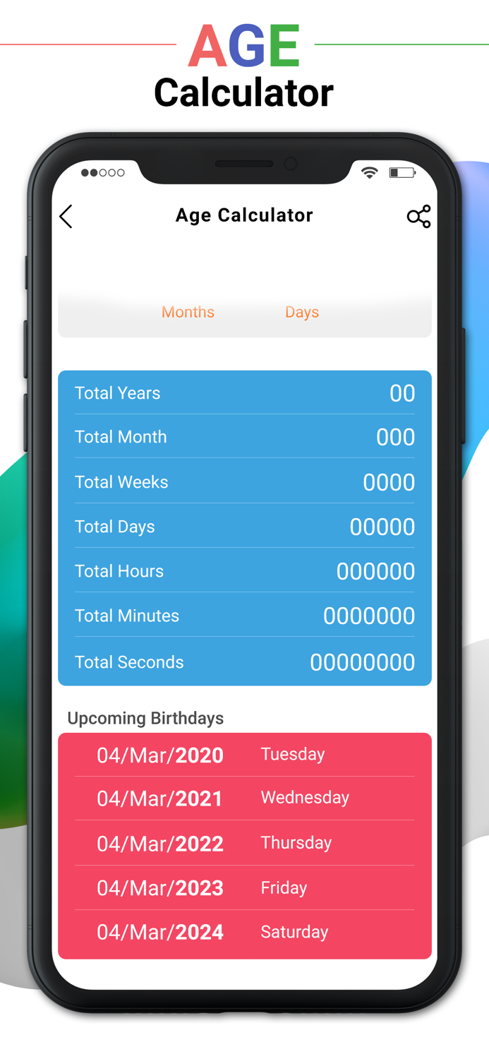 Age and Birthdate Calculator