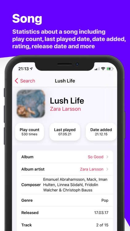 Song Infos - your music stats screenshot-8