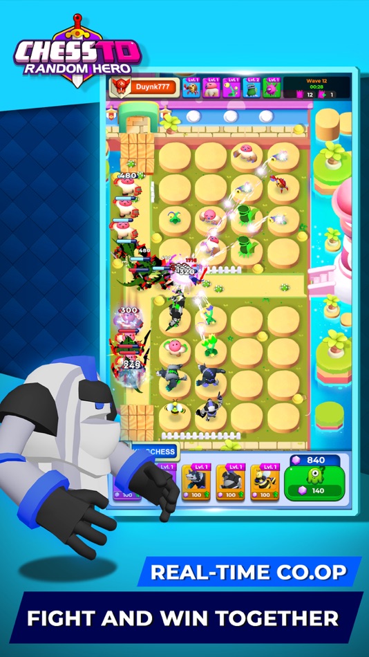 #5. Chess TD 2: Random Hero (iOS) 来自: vmoga