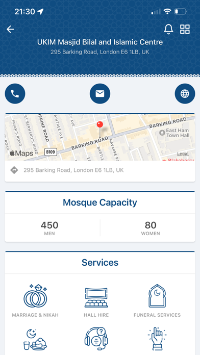 UKIM Masjid Bilal East Ham Screenshot