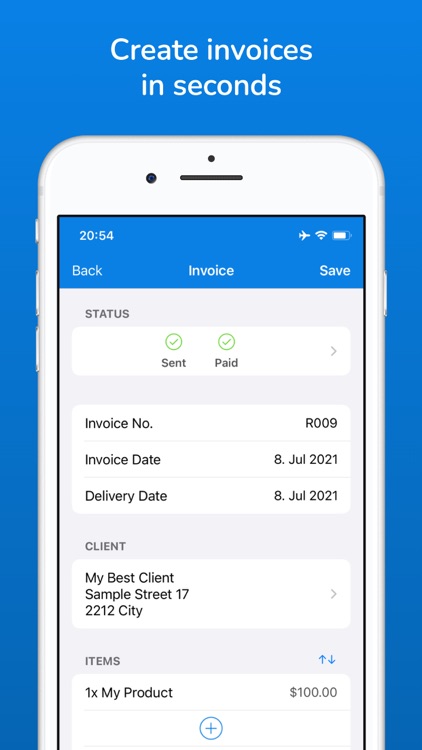 BillMore - Create Invoices